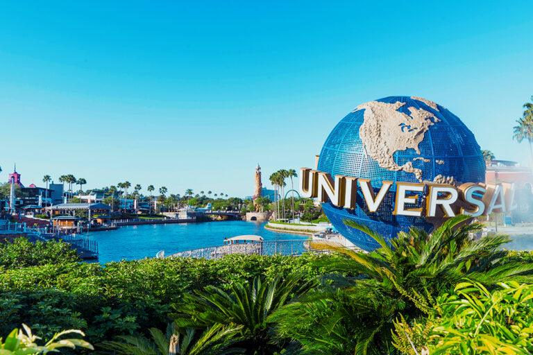 Universal Studios globe. LiviTravel Travel Agency