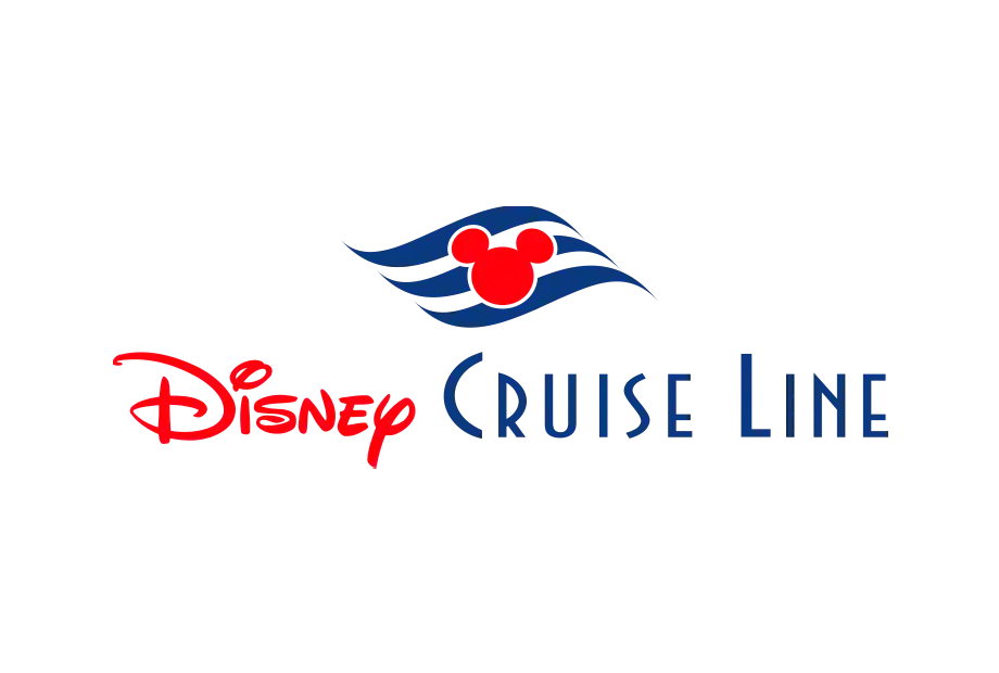 Disney Cruise Line logo with Mickey Mouse silhouette and ocean wave design