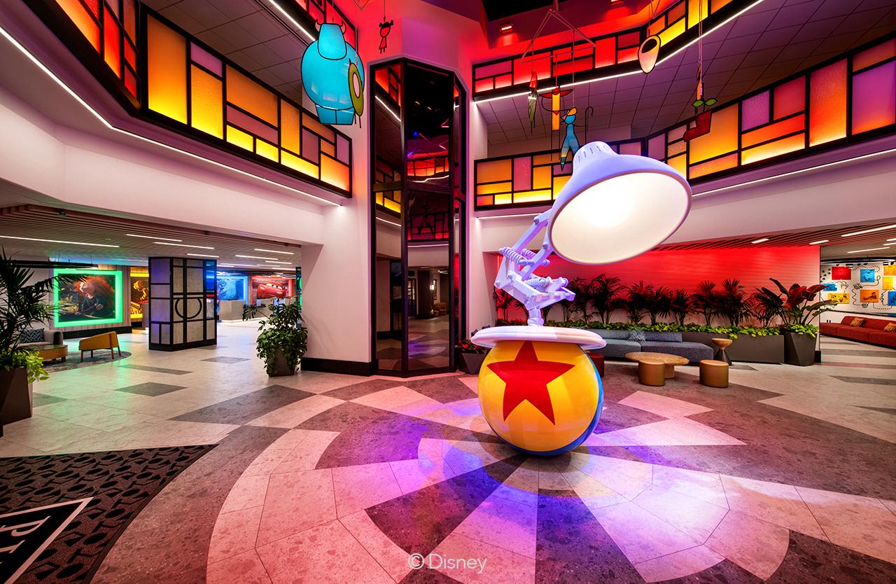 Pixar Luxo Jr Lobby