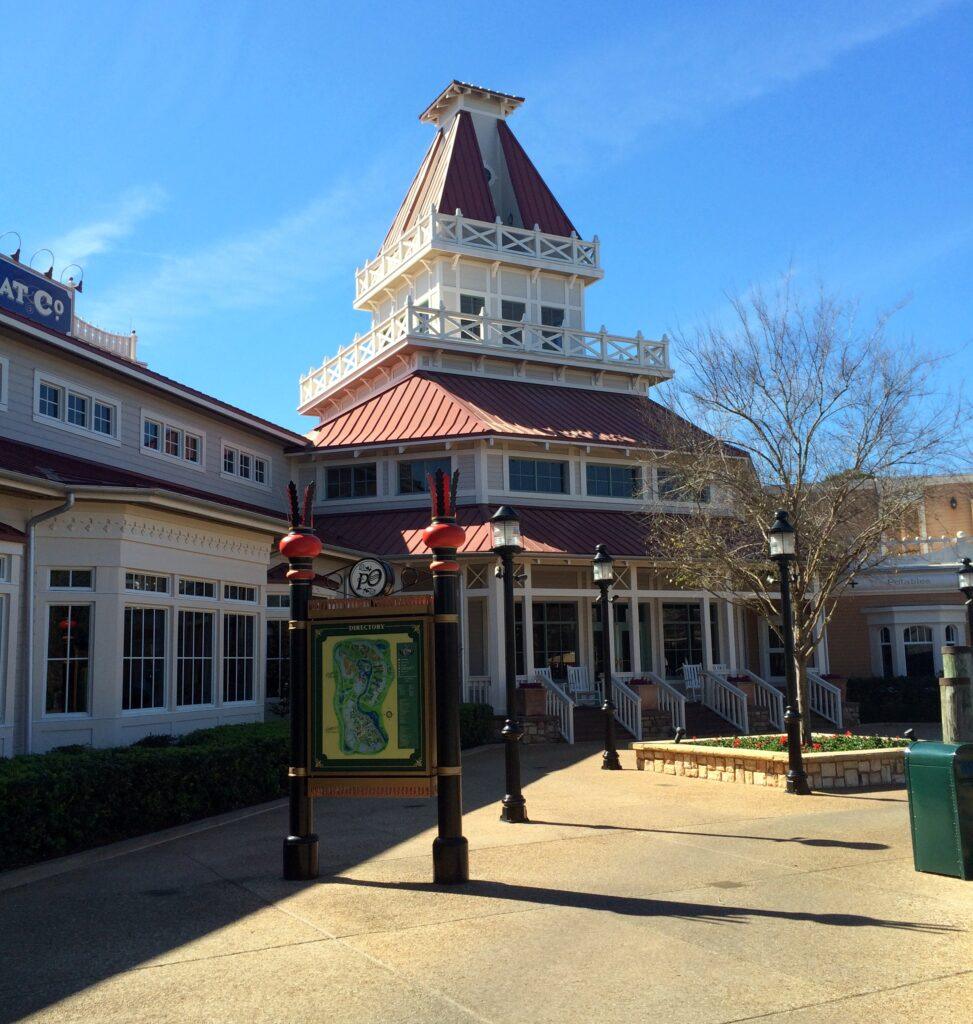 Disney Port Orleans Riverside lobby building and resort entrance
